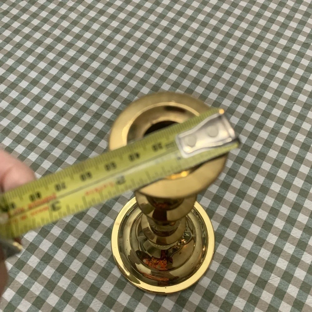 Baldwin Shiny Gold Color Candle Holder